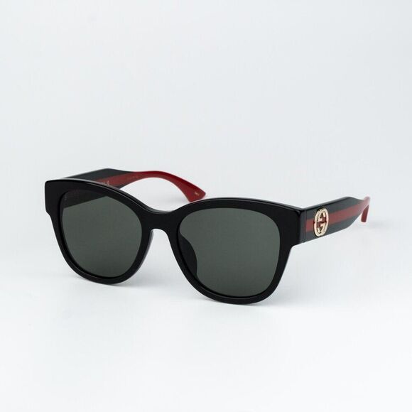 Gucci Women Sunglasses Black Green Grey Butterfly GG1866SK 001 NEW AUTHENTIC main image 4
